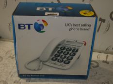 BT Big Button 200 Corded Digital Telephone (Viewings And Appraisals Are Highly Recommended)