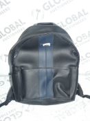 Ted Baker Black Leather Gents Backpack (In Need Of Attention)RRP£160.0(2361336)(Viewings And