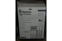Boxed Six Section Shoe Grid RRP£35.0 (2050882)