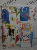 Lot To Contain 1X Abstract Art Multicoloured Canvas Wall Art Picture RRP£50.0 (2095423)(Viewings And