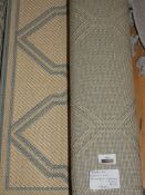 Metro Lane Cream And Aqua Rug RRP £140 (Viewing or Appraisals Highly Recommended)