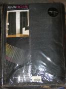Lot To Contain A Pair Of Enhanced Living Ready Made Blackout Thermal Curtains And 1 Riva Home Eyelet