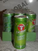 Lot To Contain 5 Packs Of 12 Carabau Green Apple 330ml Energy Drinks Combined RRP £60