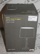 Boxed John Lewis And Partners Isabelle 3 Phase Table Lamp RRP £50 (2325563) (Viewings And Appraisals