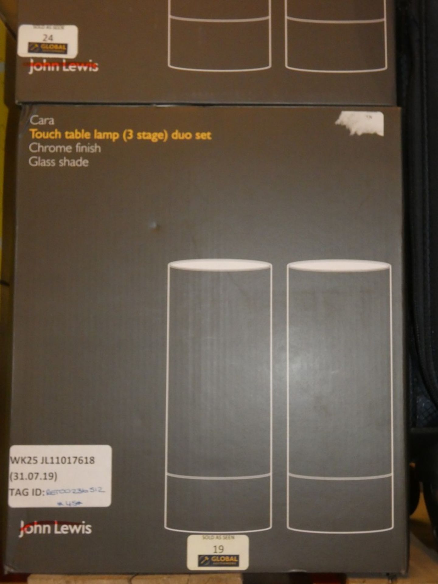 Lot To Contain 2 Pairs Of John Lewis And Partners Cara Touch Control Lamps With three phase lighting