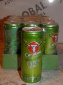 Lot To Contain 5 Packs Of 12 Carabau Green Apple 330ml Energy Drinks Combined RRP £60