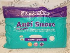 Lot To Contain 3x Slumber Down Anti Snore Pillows Combined RRP£75.0 (Viewings And Appraisals