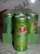 Lot To Contain 10 Crates Of 12 Carabau Green Apple Energy Drink Combined RRP £120