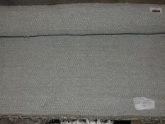 Hand Woven Cotton Grey Rug RRP £20 (Viewing or Appraisals Highly Recommended)