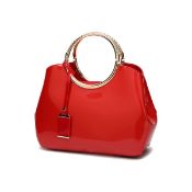 Brand New Women's Coolives Golden Strap Handbag in Red RRP £44.99