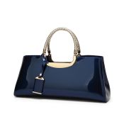 Brand New Women's Coolives Light Golden Strap Navy Blue Handbag RRP £39.99