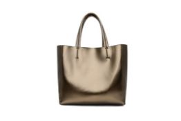 Brand New Women's Coolives High Capacity Tote Golden Shoulder Bag RRP £39.99