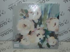 Brand New And Sealed Pale Pink Bouquet 2 By Artist Veleria Marilyn Canvas Wall Art Picture RRP£60.