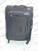 American Tourista Black Soft Shell 360 Wheeled Suitcase RRP £70 (RET00158203) (Viewing/Appraisals