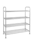 Boxed 4 Tier Shoe Rack (Viewing/Appraisals Highly Recommended)