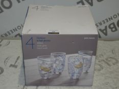 Boxed Pack Of Four Harbour Highball Glasses (Viewing/Appraisals Highly Recommended)