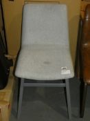 Boxed John Lewis and Partners Duhrer Grey Designer Dining Chairs RRP £60 Each (MP314766) (Viewing/