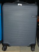 Qube Colinear 4 Wheel Cabin Bag Suitcases In Grey RRP £80 Each (2335047) (2333090) (Viewing/