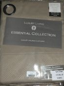 Assorted Pairs Of Luxury Living Essential Collection Lined Blackout Curtains RRP £40 Each (Viewing/