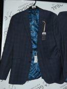 Ted Baker Check Gents Designer Suit Jacket RRP £260 (RET00255048) (Viewing/Appraisals Highly