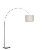 Boxed MiniSun Debosa Curver Gold Floor Lamp RRP £70 (Viewing/Appraisals Highly Recommended)