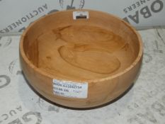 Croft Collection Solid Wooden FSC Certified Fruit Bowl RRP£50.0 (RET00522519) (Viewing/Appraisals