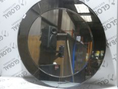 Large Round Duo Design Mirror (In Need Of Attention) (Viewing/Appraisals Highly Recommended)