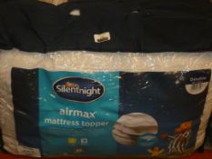 Silent Night Air Max Double Mattress Topper RRP £30 (Viewing/Appraisals Highly Recommended)