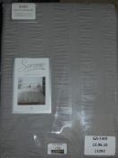 Serene Seersucker Grey King Size Duvet Covers RRP £30 Each (Viewing/Appraisals Highly Recommended)