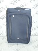 Blue Soft Shell Grennich 2 Wheel Medium Suitcase RRP £75 (2319052) (Viewing/Appraisals Highly