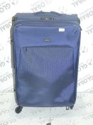 Antler Oxygen Navy Blue Designer Suitcase RRP £175 (RET00158201) (Viewing/Appraisals Highly