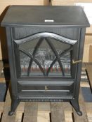 mini Plug In Stove Effect Electric Fire Place (Viewing/Appraisals Highly Recommended)