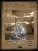 Brand New King Size Seren Duvet Cover Set RRP £50