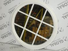 Multi Panel Circular Wall Hanging Mirror (Viewing/Appraisals Highly Recommended)