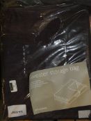 Bagged Pair Of Blackout Faux Silk Purple Pencil Pleat Headed Curtains (Viewing/Appraisals Highly