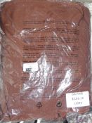 Packs Of Four Brown Stretch Fit Velcro Chair Covers (Viewing/Appraisals Highly Recommended)