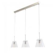 Boxed Steinhauer Nice Triple Bar Ceiling Light Fitting RRP£100.0 (Viewing/Appraisals Highly