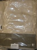 Bagged Pair Of Teora Champagne 167x137cm Eyelet Headed Designer Curtains RRP£150.0 (Viewing/