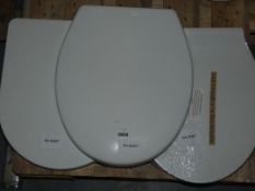 Assorted Solid Wooden Soft Close Toilet Seats (Viewing/Appraisals Highly Recommended)