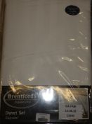 Brand New And Sealed Brentford Satin Stripe Super King Size Duvet Covers And Double Duvet Covers