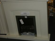 Lumley Electric Fire Suite Complete With Surround RRP£550.0 (Viewing/Appraisals Highly Recommended)