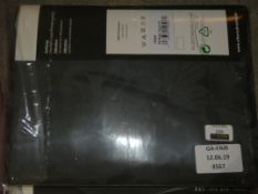 Lot to Contain 4 Assorted Elbersdiucke Ivory And Graphite Grey Tab Top Single Curtains (Viewing/