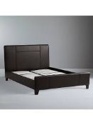 John Lewis 135cm Milan Bed in Black RRP £200 (1853659) (Viewing/Appraisals Highly Recommended)