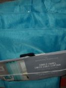 Lot to Contain 4 Gaveno Cavailia Single Panel Swiss Voile Curtains RRP £25 Each (Viewing/