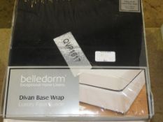 Assorted Bedding Items To Include Belledorm Luxury Faux Seude Divan Base Wrap And Belledorm
