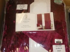 Brand New Pair Of Paoletti Veroni 66x72 Inch Designer Curtains RRP£60.0