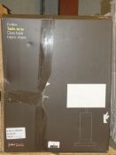 Boxed John Lewis And Partners Emilee Glass Base Fabric Shade RRP£135.0(2293781) (Viewing/