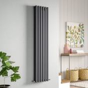 Boxed Hudson Reed Revive 1500 x 354mm Oval Panel Radiator RRP £115 (12418) (Viewing/Appraisals