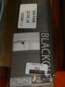 Blackout Atlantic Roman Blind In Grey RRP £60 (Viewing/Appraisals Highly Recommended)