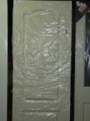 Brand New Packaged Ivory Panelled Slab Internal Fire Door RRP £80